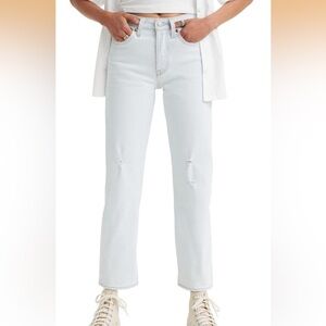 Levi's Light Wash Wedgie Straight Jeans